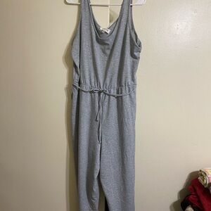 Gray Sleeveless Jumpsuit